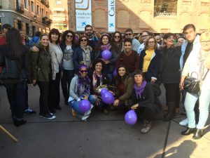 Los socialistas se han sumado a la marcha contra la Violencia de Género celebrada en Madrid. 