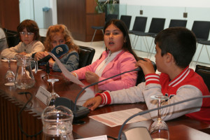 Los más mayores han participado en el pleno infantil.