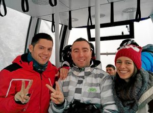 La onubense, en esta imagen en la stación de ski de Zell am See/ Kapru, aprovecha para viajar cada que se le presenta la oportunidad.