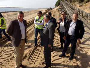 En Nuevo Portil, se está mejorando la capacidad de desagüe del caño de La Culata.