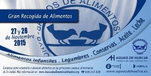 Cartel de la gran acogida de alimentos.