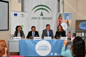 Acto de entrega de los premios ‘Andalucía Emprende’. /Foto: Pablo Sayago. 