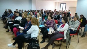 Asistentes a las jornadas impartidas por la Guardia Civil.