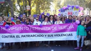 Imagen de la marcha estatal contra las violencias machistas, convocada por el movimiento feminista español.