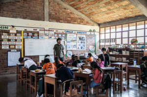 Juan Luis estuvo trabajando en Reino Unido antes de ser voluntario internacional.