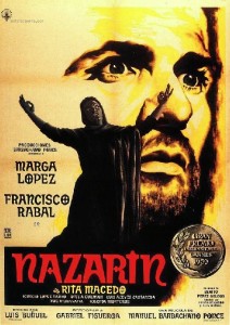 Cartel de la películo de Buñuel, 'Nazarín'. /Foto: www.filmaffinity.com/