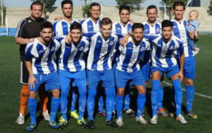 Formación del San Juan, cuyo partido en Almonte no pudo ser transmitido.