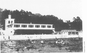 El Balneario de La Cinta era muy popular. / Foto: Colegio de Arquitectos de Huelva.