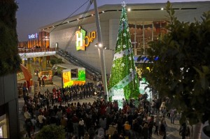 Alumbrado navideño en Holea.