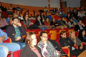 Alumnos presentes en el acto.