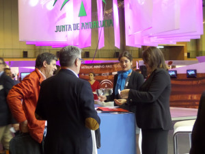 El stand de Matsa se encuentra a la entrada de la zona de exposiciones.