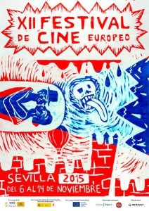 Cartel del Festival de Cine Europeo de Sevilla.