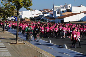 Imagen de la pasada edición de la Carrera de la Mujer en Valverde.