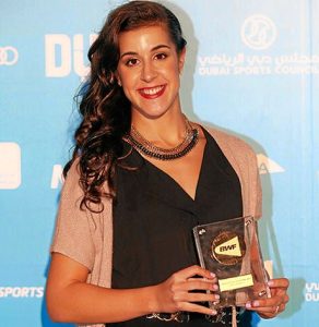 Carolina Marín, elegida mejor jugadora mundial del año