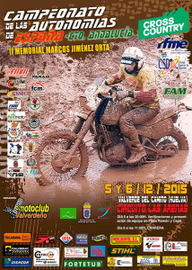 Cartel Cross Country de las Autonomias 2015