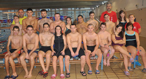 Representantes del CODA que acudirán al Campeonato de Andalucía de natación paralímpica.