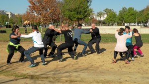 Sesiones de Tai Chi en la Universidad de Huelva. 