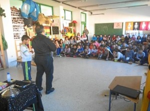 Están participando escolares procedentes de 18 municipios diferentes de la comarca de la Sierra.