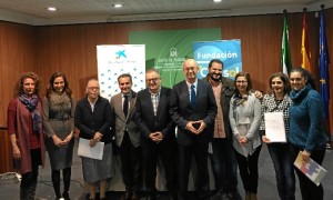 Momento del acto en el que se llevó a cabo la firma del convenio. 