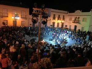 Zambomba flamenca celebrada en San Bartolomé.