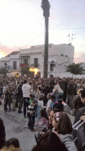 La Plaza del Cabildo se ha llenado de público.