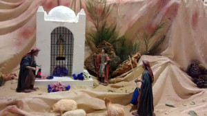 El nacimiento recuerda a la ermita de la Cinta.