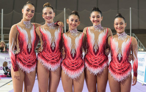 Equipo junior del GR Huelva que tomará en el Campeonato de España.