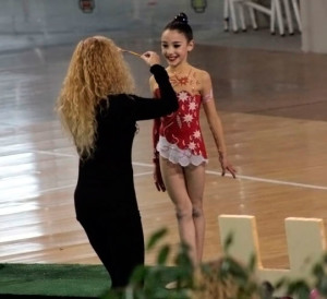 Lucía Boza, una gimnasta con talento y un buen futuro.