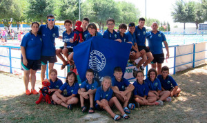 Representantes del CN Huelva, que brillaron en la segunda jornada del Trofeo FAN.