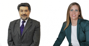 Javier Barrero y Elena Ruiz.