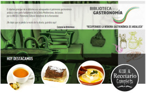 Portal Biblioteca de la Gastronomía Andaluza.