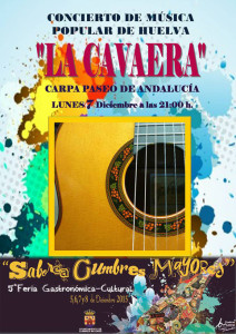 Cartel del concierto de la Cavaera Flamenca.