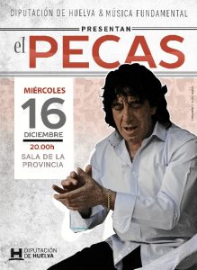 Cartel del espectáculo del concierto de El Pecas.