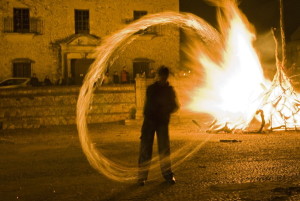 Fiesta de los rehiletes en Aracena. /Foto: Cazalla Montijano, Juan Carlos,  www.iaph.es/.