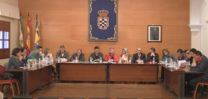 Pleno del Ayuntamiento de Moguer.