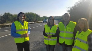 Visita a las obras realizadas en Bonares. 