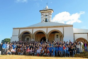 Encuentro Diocesano de Grupos de Jóvenes de la provincia que se ha celebrado en Moguer.