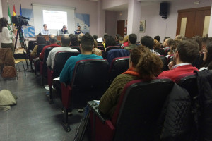 Charla de Juan Manuel Campos en San Juan del Puerto.