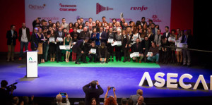 Foto de familia de la gala. / Foto: Asecan.