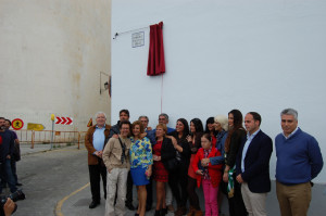 Inauguración en Cádiz de la calle Enrique Villegas.