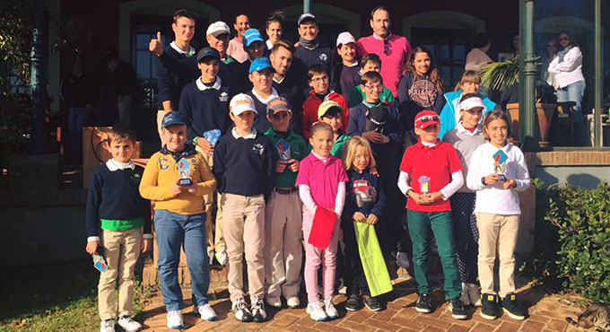 Infantiles y Juniors vivieron una jornada de gran golf en Isla Canela.