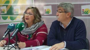 Monica Rossi y Juan Manuel Arazola, concejales IU Huelva