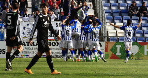 El Recre, dispuesto a dar una alegría a su gente ganando al Almería B este domingo. / Foto: Josele Ruiz.