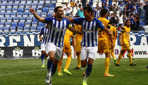 Ale Zambrano, duda hasta último momento para el partido ante el Almería B. / Foto: Josele Ruiz.