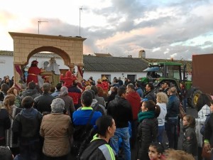 La cabalgata estuvo formada por cuatro carrozas.