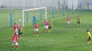 El San Roque arrancó a duras penas un empate ante el Cartagena. / Foto: H. M.