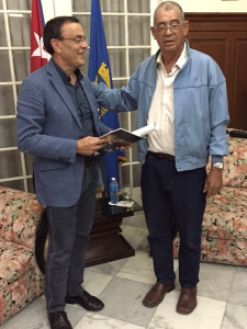 Caraballo ha mantenido varias reuniones durante su estancia en Cuba.