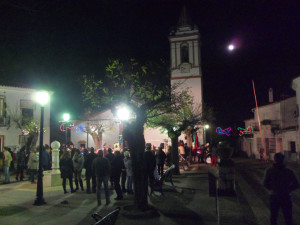 El recorrido de la cabalgata en Cortelazor es breve.