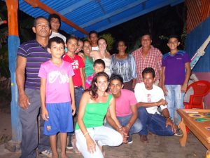 La familia de José Alejandro la acogió muy bien en Nicaragua.