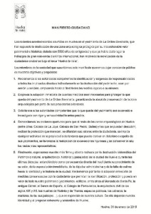 Imagen del manifiesto.